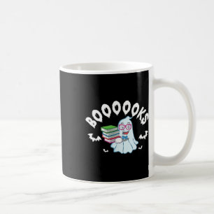 Ghost Reading Books Halloween Costume For Teacher Coffee Mug