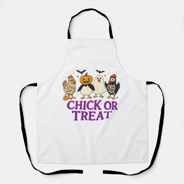 Ghost Reading in Cosy Halloween Library Classic T- Apron (Front)