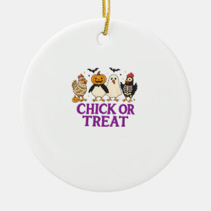 Ghost Reading in Cosy Halloween Library Classic T- Ceramic Ornament