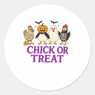 Ghost Reading in Cozy Halloween Library Classic T- Classic Round Sticker