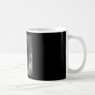 Ghost red heart hands scary face halloween coffee mug