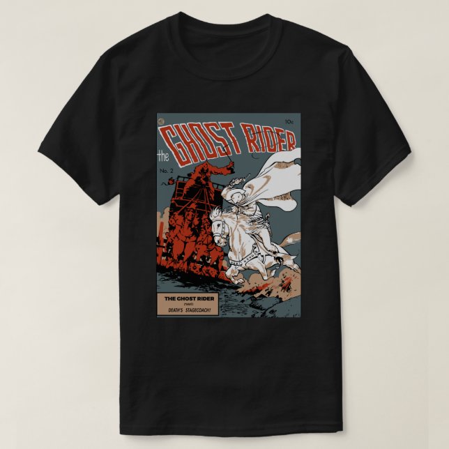 Ghost Rider Comic Cover Classic T Shirt (Design Front)
