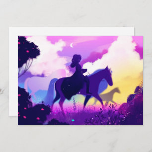 Ghost Rider in the Twilight Holiday Card