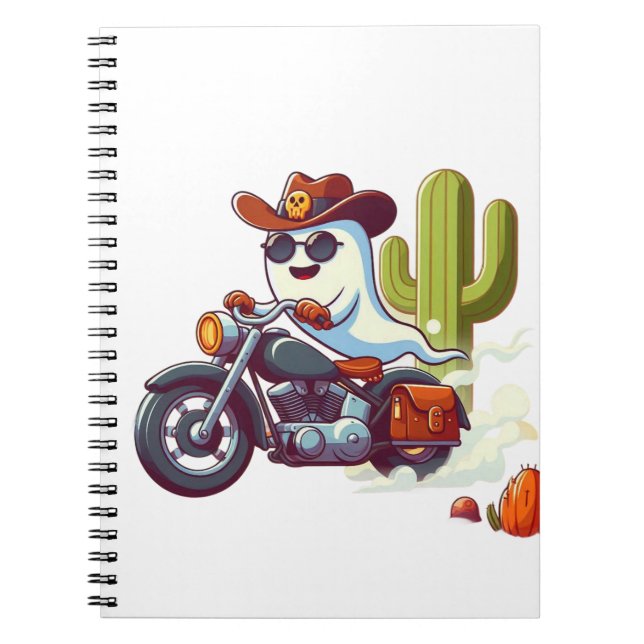 "Ghost Rider School Notebook – Ride into the Shado (Front)