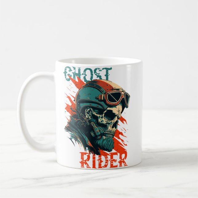 Ghost Rider T-Shirt Coffee Mug (Left)