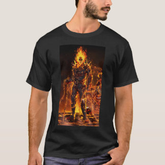 Ghost Rider The Fire Man Beautiful Hot Designs   T-Shirt
