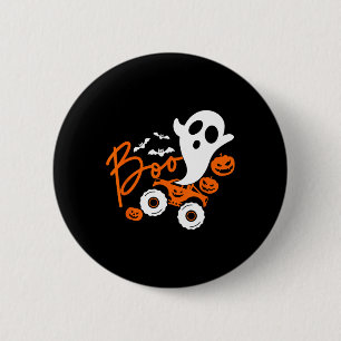 Ghost rider truck Monster Halloween pumpkin 6 Cm Round Badge
