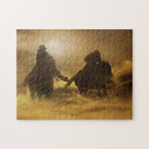 Ghost Riders Cowboy Country Western Jigsaw Puzzle