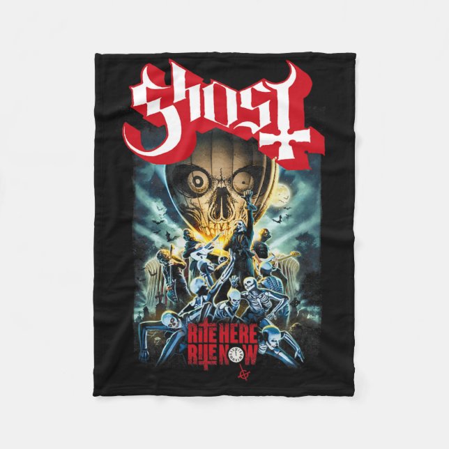 Ghost – Rite Here  Fleece Blanket (Front)