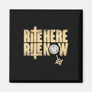 Ghost Rite Here Title Magnet