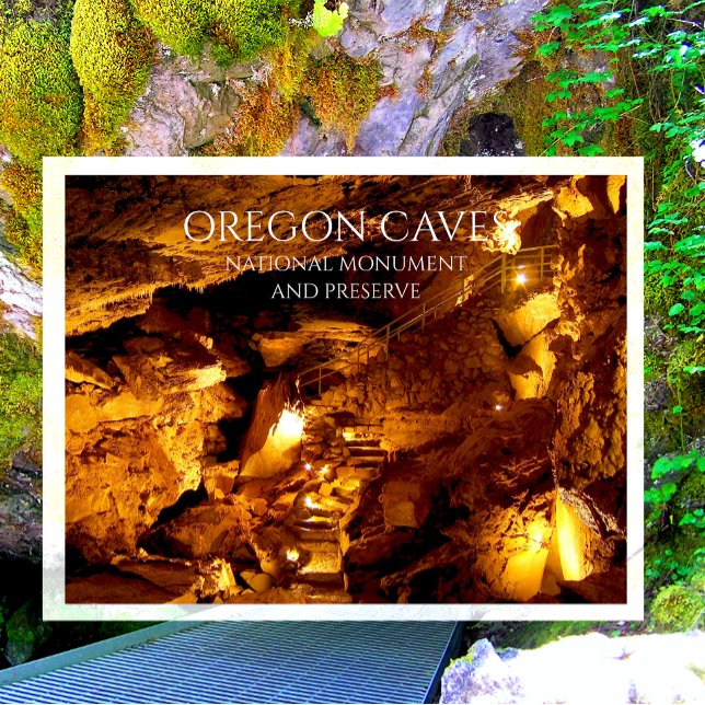 Ghost Room, Cave Formations, Oregon Caves Postcard (Creator Uploaded)