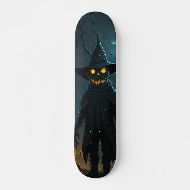 Ghost Scarlet Skating At Night Skateboard (Front)
