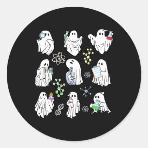 Ghost Science Classic Round Sticker