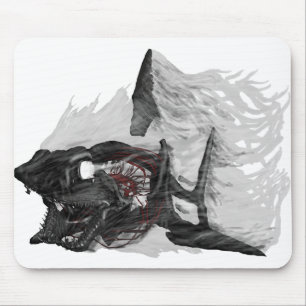 Ghost Shark Mousepad