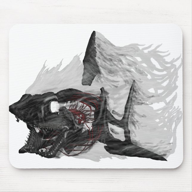Ghost Shark Mousepad (Front)