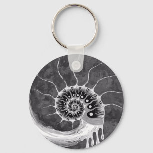 ghost shell keychain