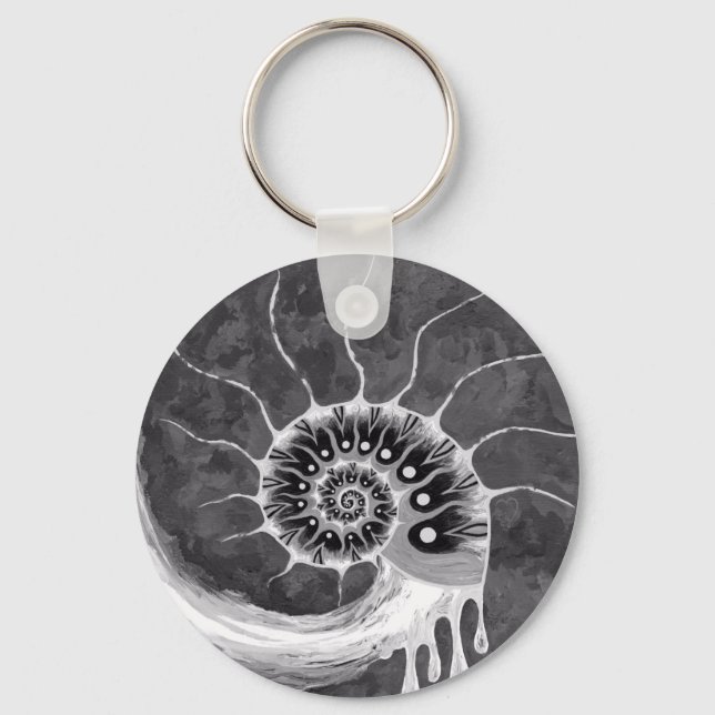 ghost shell keychain (Front)