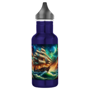 Ghost Ship Lady Lovibond in a Cosmic Storm 532 Ml Water Bottle