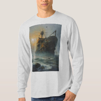 Ghost ship, pirate ship, T-Shirt