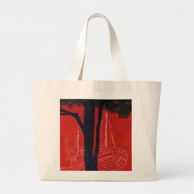 Ghost Ship Two 2013 Large Tote Bag (Front)