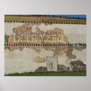 Ghost Sign in Brighton, Iowa