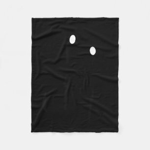 Ghost Silly Face Spooky Halloween Ghost Face Easy Fleece Blanket