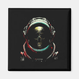Ghost Skeleton - Spooky Skull Halloween Costume Magnet