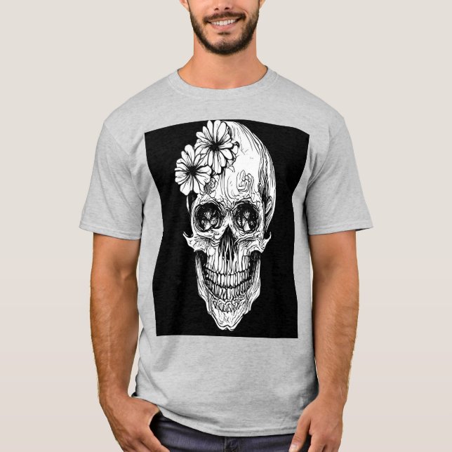 Ghost skull  T-Shirt (Front)
