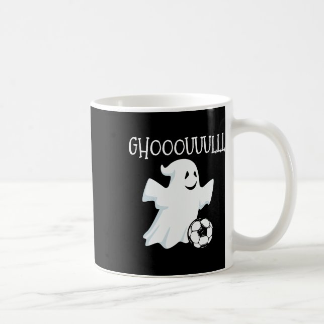 Ghost Soccer Halloween  Coffee Mug (Right)