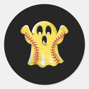 Ghost Softll Spooky Halloween Sell Sport Classic Round Sticker