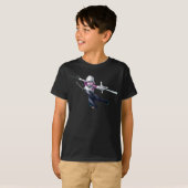 Ghost-Spider Web Slinging Through City T-Shirt (Front Full)
