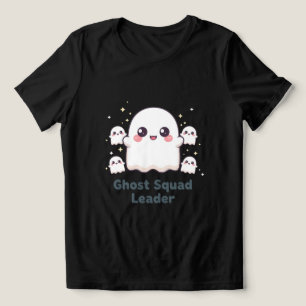 Ghost Squad Leader Kawaii Halloween Tri-Blend Shirt