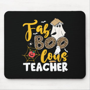 Ghost Teacher Fabulous Teaching School Halloween T Mouse Pad