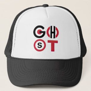Ghost Text Trucker Hat