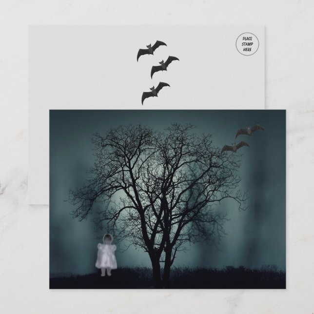 Ghost Toddler Postcard (Front/Back)