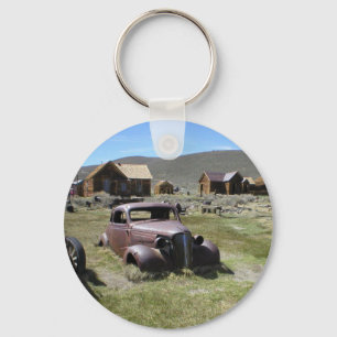 Ghost Town Classic Car Bodie California Key Ring