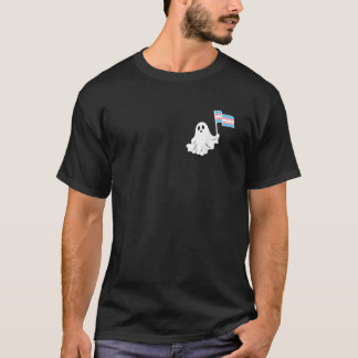 Ghost Transgender Halloween Transgender Pride Hall T-Shirt