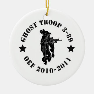 Ghost Troop Ceramic Tree Decoration