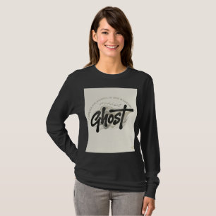 Ghost Typography Long Sleeve T-Shirt