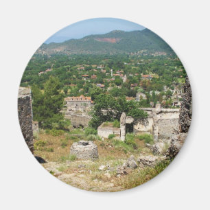 Ghost village - Kayakoy Magnet