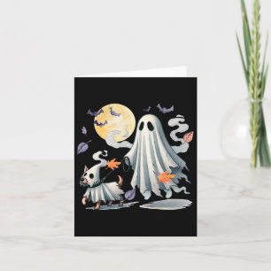 Ghost Walking Dog  Card