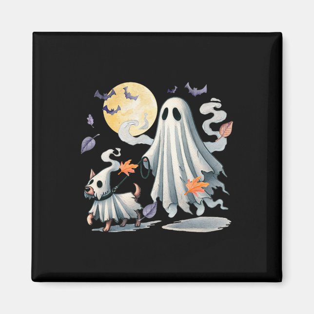 Ghost Walking Dog  Magnet (Front)