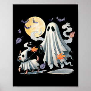 Ghost Walking Dog  Poster
