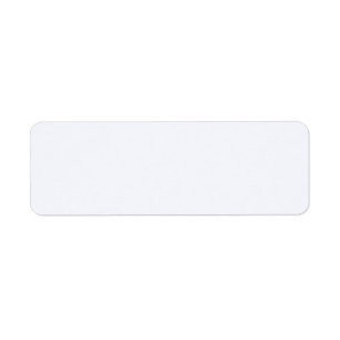 Ghost White Return Address Label