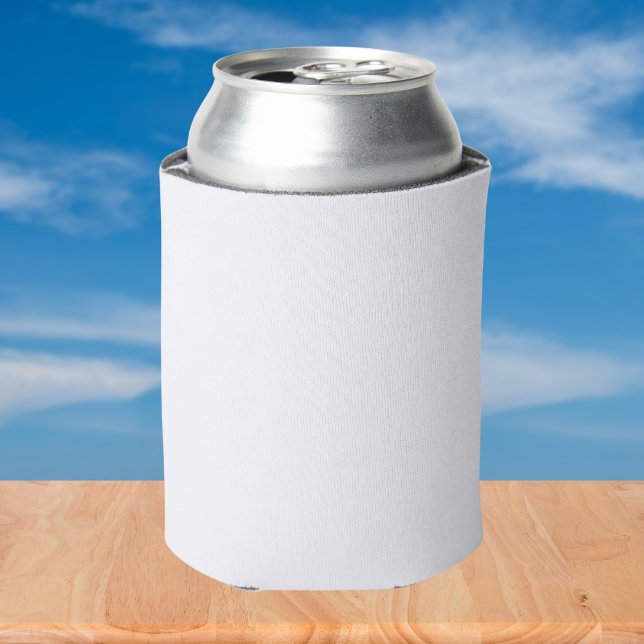 Ghost White Solid Colour Can Cooler (Creator Uploaded)
