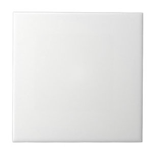 Ghost White Solid Colour Ceramic Tile