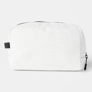 Ghost White Solid Colour Dopp Kit