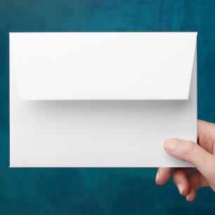 Ghost White Solid Colour Envelope