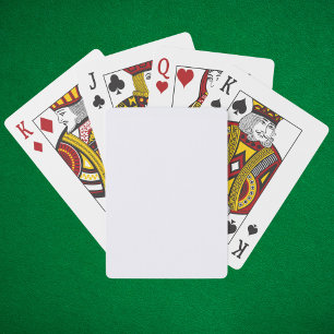 Ghost White Solid Colour Playing Cards