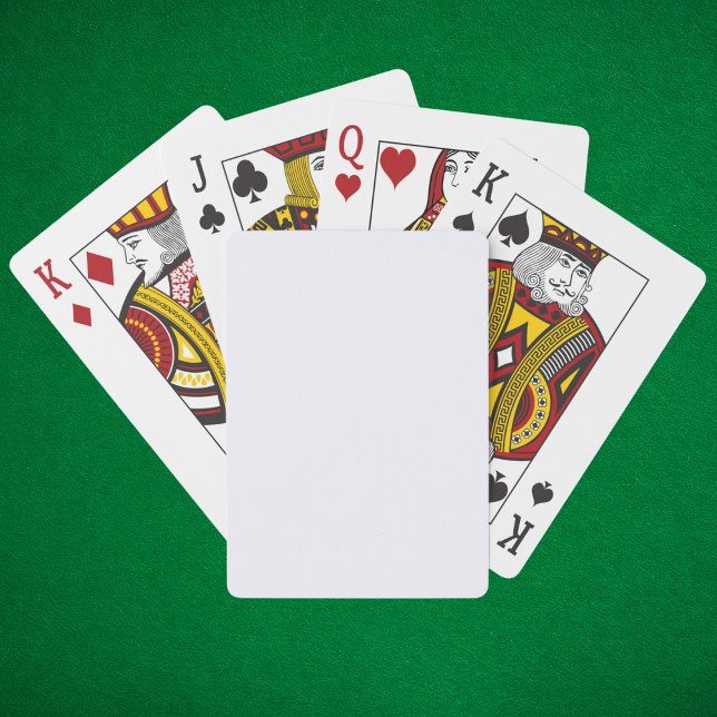 Ghost White Solid Colour Playing Cards (Creator Uploaded)